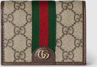 Gucci Ophidia Small Wallet, Beige, GG Canvas