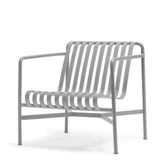HAY Palissade Lounge Chair Low, hellgrau