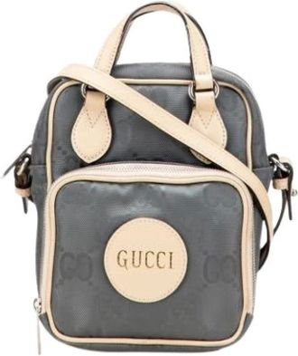 Gucci Pre-owned Mini Bags, female, Beige, Size: ONE SIZE Pre-owned Nylon gucci-bags