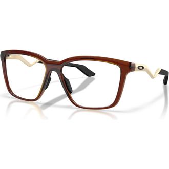 Oakley 57mm Square optical glasses in Brown at Nordstrom