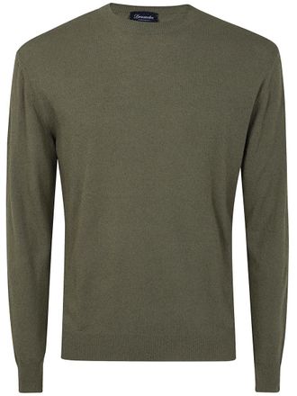 Drumohr Long Sleeves Round Neck Sweater Clothing