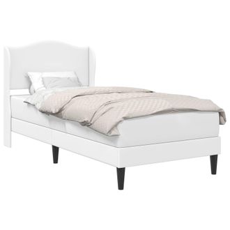 vidaXL Struttura Del Letto Con Testiera Bianco 80 X 200 Cm Similpelle Vidaxl
