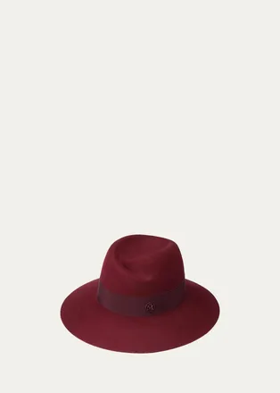 Maison Michel Virginie Wool Felt Fedora