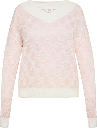 Usha Jumper Dames Wit lichtroze
