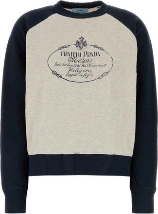 Prada Multicolor Graphic Crew Neck Sweatshirt
