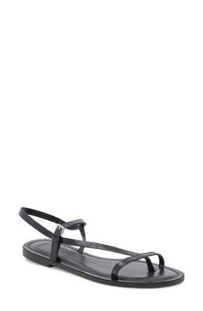 Dolce Vita Wandre Flat Sandal in Noir at Nordstrom Rack, Size 10.5