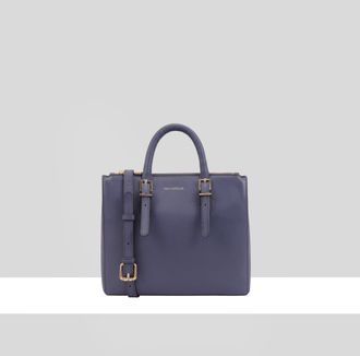 Paul Costelloe Womens Ortler Multi Way Bag - Blue Leather - One Size