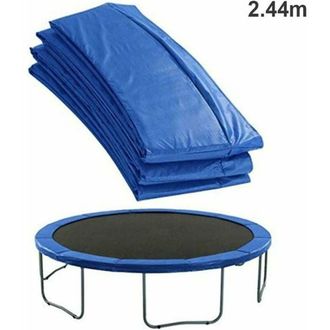 OEM Coussin De Protection Protection Des Ressorts Pour Trampoline 244 Cm Rembourrage Pour Cadre Rose / Vert - Pvc Color&eacute; R&eacute;sistant