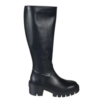 Stuart Weitzman High Boots, female, Black, 7 UK, Zipper Boots