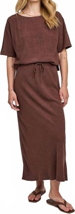 Gentle Fawn Cassia Skirt In Espresso