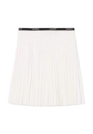 Lacoste White Short Pleated Mini Skirt