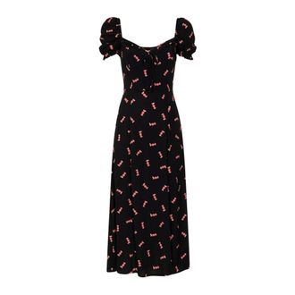 Mar De Margaritas Nikita Midi Dress - female - Mar De Margaritas - Midi Dresses - Black - L - Dresses