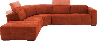 Egoitaliano Ecksofa »Sauvanne, Designsofa der Extraklasse, elegant und bequem« wahlweise mit elektrischer Relaxfunktion, Kopfteilverstellung