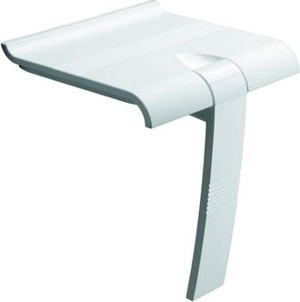 Pellet Asiento De Ducha Abatible Arsis Con Asiento Blanco - Pie Blanco