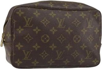 Louis Vuitton Pre-owned Clutches, female, Brown, Size: ONE SIZE Pre-owned Canvas Clutch