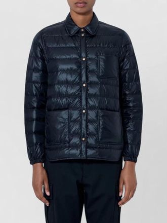 Moncler fouine quilted puffer jacket long sleeves