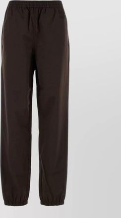 Miu Miu cotton twill track pants