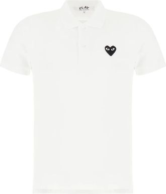 Comme Des Gar&ccedil;ons Polo Shirts, male, White, Size: XL Classic Polo Shirt for Men