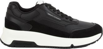 A|X Armani Exchange Sneaker - Heren - Sneakers - Zwart - 44 EU - Polyester - Schoenen