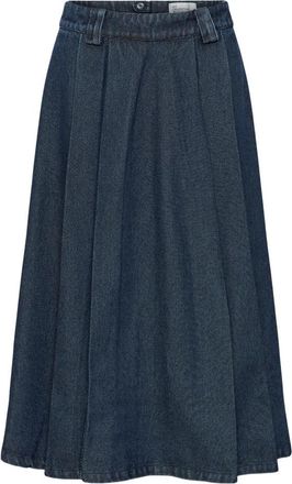 MY ESSENTIAL WARDROBE MWMegan 185 Rok - Dames - Spijkerrokken - Blauw - S - Katoen - Rokken
