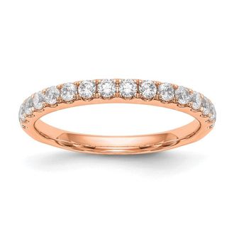Diamond2Deal 14k Gold Lab Grown Diamond Wedding Band Ring 1/2Ct Clarity- VS Color- D-E