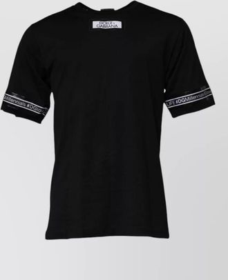 Dolce & Gabbana cotton crew neck short sleeve t-shirt
