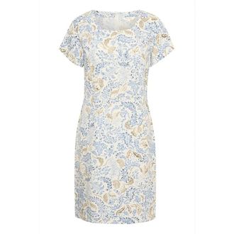 Part Two Blue Botanical Print Dress - female - Part Two - Short Dresses - Multicolor - 2XS - Dresses