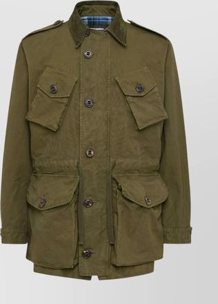Dsquared2 utility jacket with epaulettes and pockets