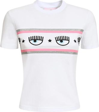 Chiara Ferragni T-Shirt - Dames - T-shirts - Wit - 2XS - Tops