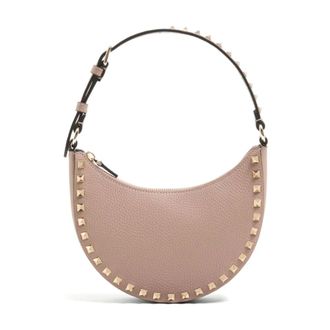 Valentino Garavani Blush Pink Rockstud Tote Bag - female - Valentino Garavani - Handbags - Pink - ONE SIZE - Bags