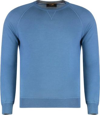 Moorer Maglione girocollo - Blu