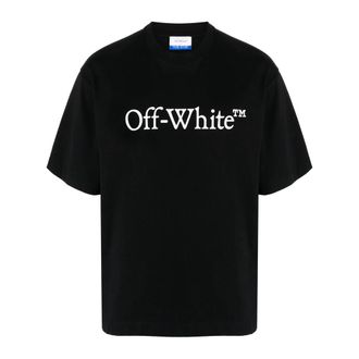 Off-white Big Bookish Skate Cotton T-shirt
