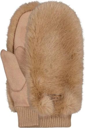 Barts Bontwanten - Dames - Accessoires - Beige - Maat: ONE Size Su&egrave;de