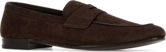 Prada Mens Formale Loafer Brown Suede