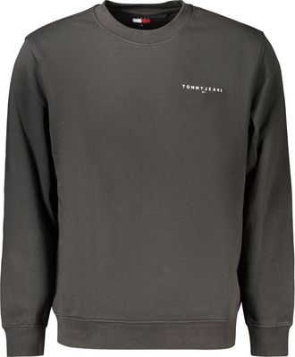 Tommy Hilfiger Black Cotton Men Mens Sweatshirt