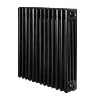 MonsterShop Traditional 4 Column Radiator - 600 x 605mm - Black