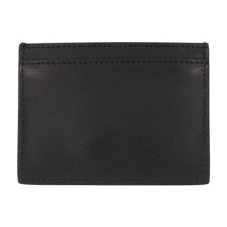 Vivienne Westwood Orb-Embellished Leather Card Case - Black