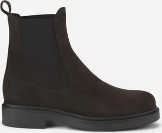 AGL Loren Chelsea Leather Ankle Boot in Testa Di Moro Suede at Nordstrom, Size 38.5