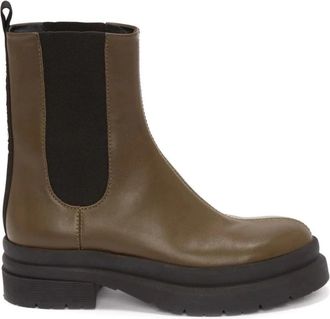 J.W.Anderson Combat Booties - Dames - Chelseaboots - Groen - 37 EU - Leer - Schoenen