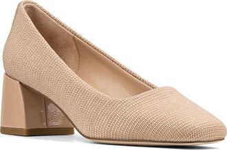 Donald J Pliner Square Toe Pump in Beige at Nordstrom Rack, Size 7.5