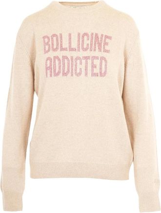 MC2 Saint Barth New Queen Girocollo - - Knitwear - Donna - Beige - L