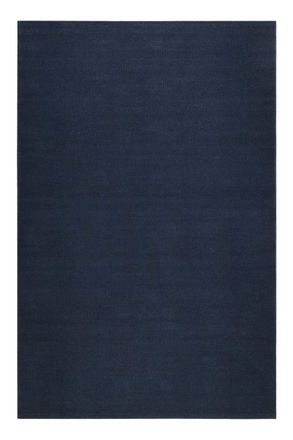 Esprit Alfombra tejida a mano de pura lana virgen azul marino 160x230