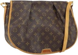 Louis Vuitton Pre-owned Cross Body Bags, female, Brown, Size: ONE SIZE Pre-owned Canvas Cross Body Bag