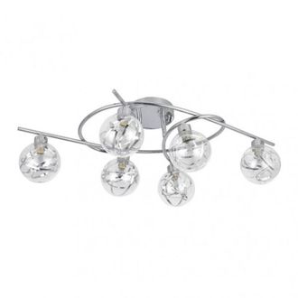 Fabrilamp Plaf&oacute;n Varanasi 6xg9 Cromo