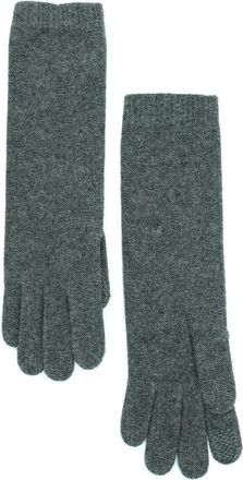 Portolano Cashmere tech gloves in Medium Hth Grey at Nordstrom