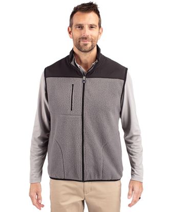 Cutter & Buck Cascade Eco Fleece Mens Vest