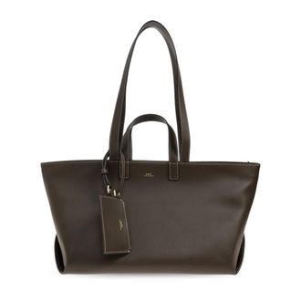 A.P.C. Tote Bags, female, Brown, Size: ONE SIZE Le Drummer Bag