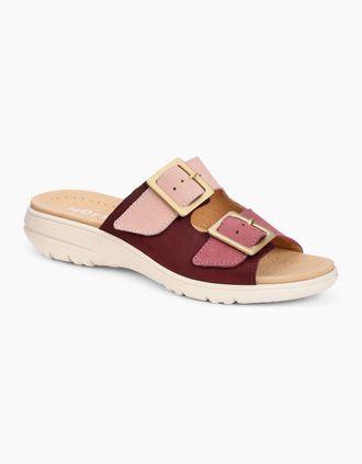 Hotter Womens Sunny Womens Wide Fit Sandals - Red - Size: 7.5