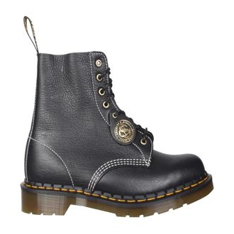 Dr. Martens 1460 Pascal Veterlaarzen - Heren - Schoenen - Zwart - Maat: 37 EU Leer