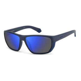 Polaroid Sunglasses - male - Polaroid - Sunglasses - Blue - 60 MM - Accessories